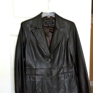 Jones New York Leather Jacket
